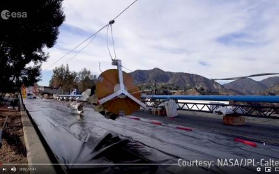 Exo Mars parachute Extraction Test